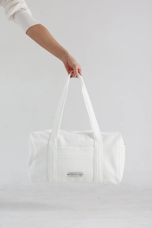 Everyday Boston Bag  L White